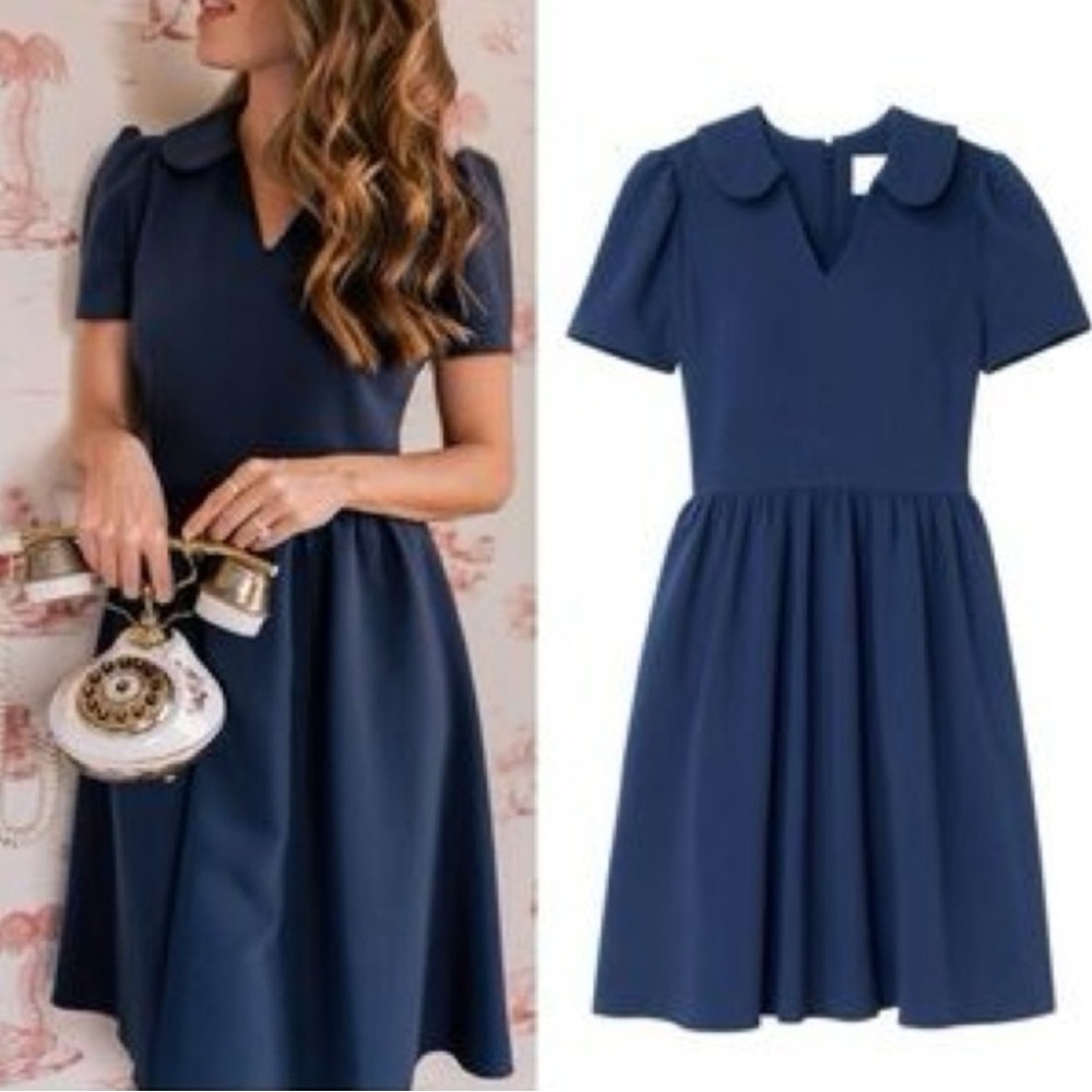 Gal Meets Glam Classic Blue Midi Dress